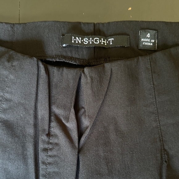 Insight Women's Black stretchey gathered Pants - Picture 4 of 8